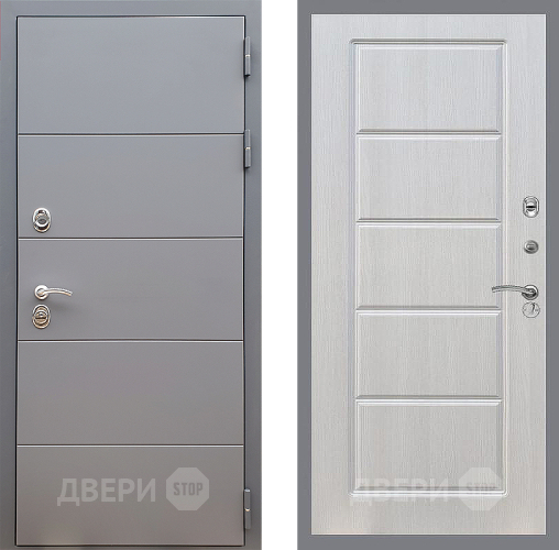 Входная металлическая Дверь Стоп АРТ ГРАФИТ ФЛ-39 Лиственница беж в Дмитрове