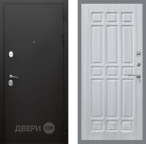 Входная металлическая Дверь Стоп КЛАССИК Шагрень ФЛ-33 Сандал белый в Дмитрове