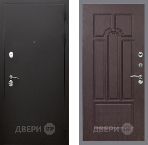 Входная металлическая Дверь Стоп КЛАССИК Шагрень ФЛ-58 Венге в Дмитрове