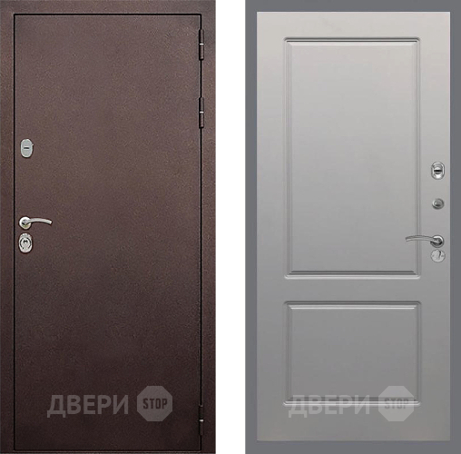 Дверь Стоп КЛАССИК Медь ФЛ-117 Грей софт в Дмитрове
