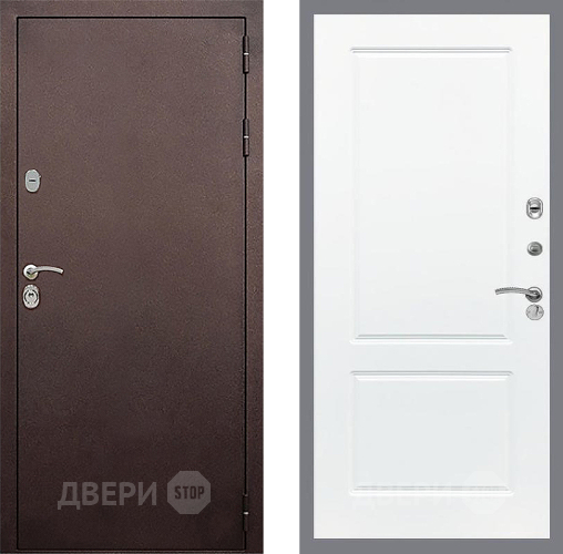 Входная металлическая Дверь Стоп КЛАССИК Медь ФЛ-117 Силк Сноу в Дмитрове