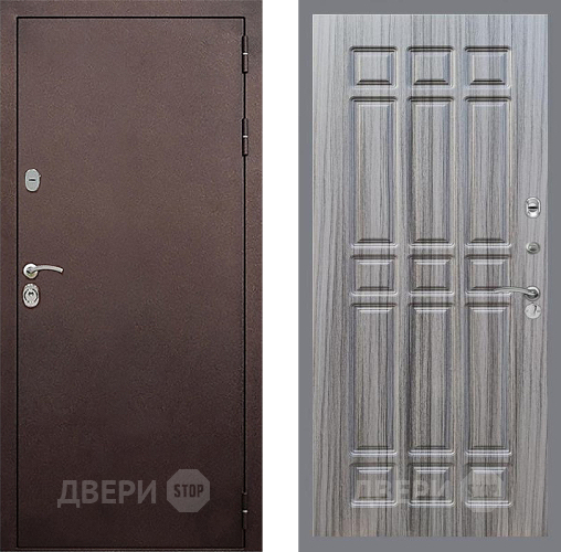Входная металлическая Дверь Стоп КЛАССИК Медь ФЛ-33 Сандал грей в Дмитрове