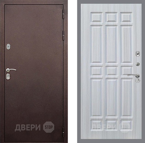Входная металлическая Дверь Стоп КЛАССИК Медь ФЛ-33 Сандал белый в Дмитрове