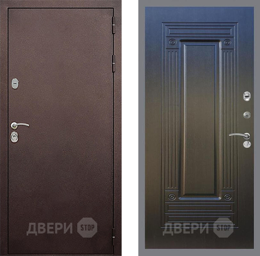 Входная металлическая Дверь Стоп КЛАССИК Медь ФЛ-4 Венге в Дмитрове