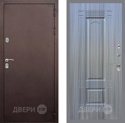 Входная металлическая Дверь Стоп КЛАССИК Медь ФЛ-2 Сандал грей в Дмитрове