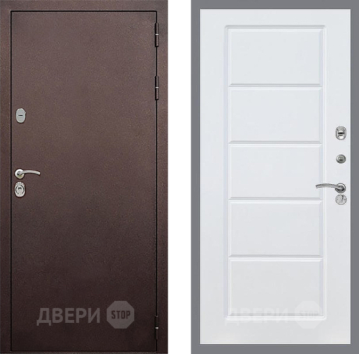 Входная металлическая Дверь Стоп КЛАССИК Медь ФЛ-39 Силк Сноу в Дмитрове