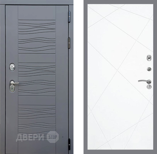 Входная металлическая Дверь Стоп СКАНДИ ФЛ-291 Силк Сноу в Дмитрове