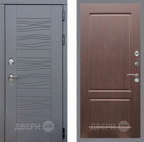 Дверь Стоп СКАНДИ ФЛ-117 Орех премиум в Дмитрове