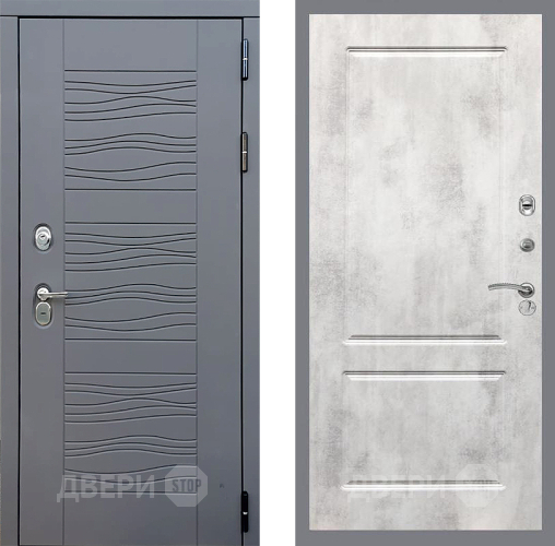 Дверь Стоп СКАНДИ ФЛ-117 Бетон светлый в Дмитрове