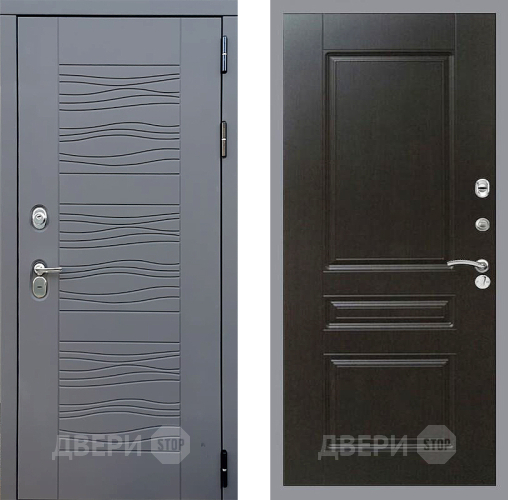 Входная металлическая Дверь Стоп СКАНДИ ФЛ-243 Венге в Дмитрове