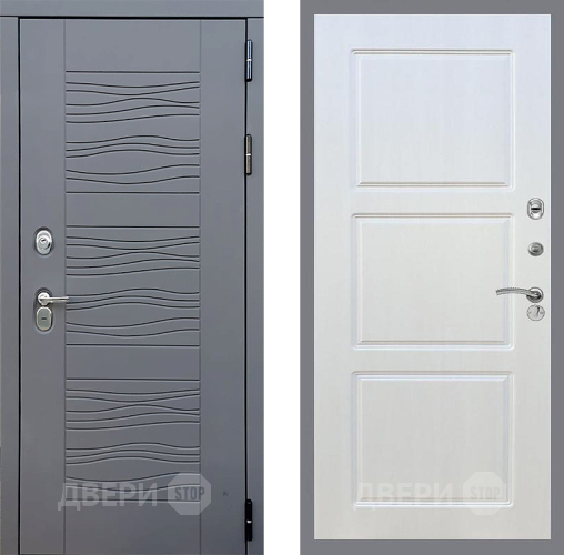 Входная металлическая Дверь Стоп СКАНДИ ФЛ-3 Лиственница беж в Дмитрове