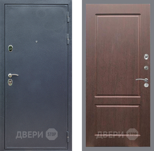 Дверь Стоп СИЛЬВЕР ФЛ-117 Орех премиум в Дмитрове