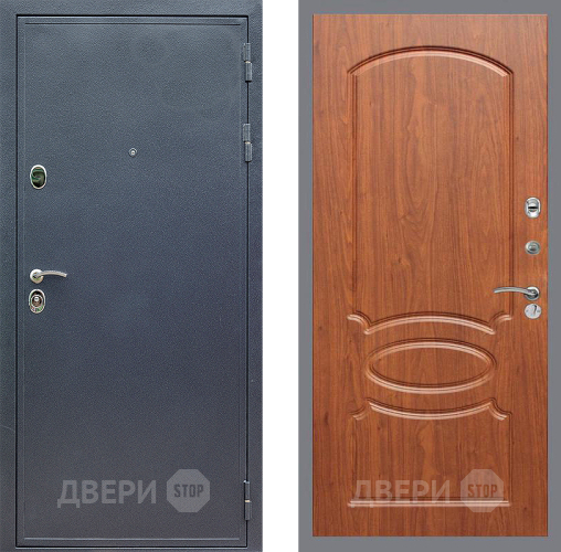 Входная металлическая Дверь Стоп СИЛЬВЕР ФЛ-128 Береза мореная в Дмитрове