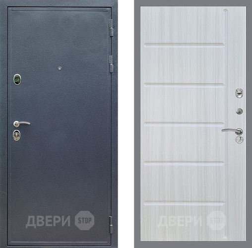Входная металлическая Дверь Стоп СИЛЬВЕР ФЛ-102 Сандал белый в Дмитрове