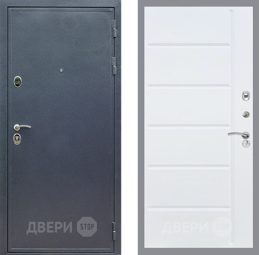 Дверь Стоп СИЛЬВЕР ФЛ-102 Белый ясень в Дмитрове