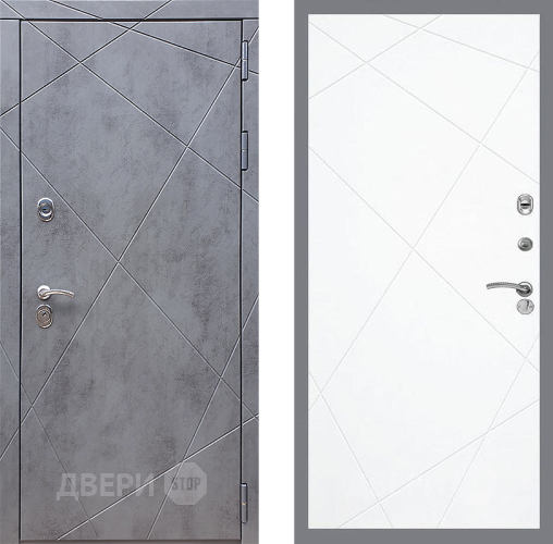 Входная металлическая Дверь Стоп Лучи ФЛ-291 Силк Сноу в Дмитрове