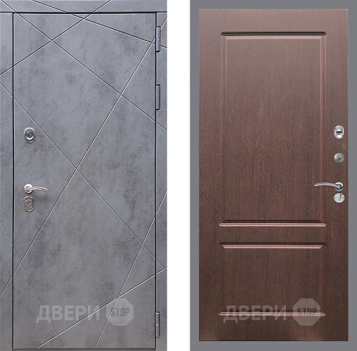Дверь Стоп Лучи ФЛ-117 Орех премиум в Дмитрове