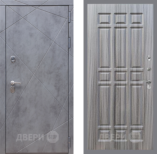 Входная металлическая Дверь Стоп Лучи ФЛ-33 Сандал грей в Дмитрове