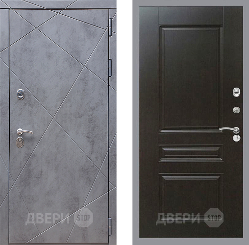 Входная металлическая Дверь Стоп Лучи ФЛ-243 Венге в Дмитрове