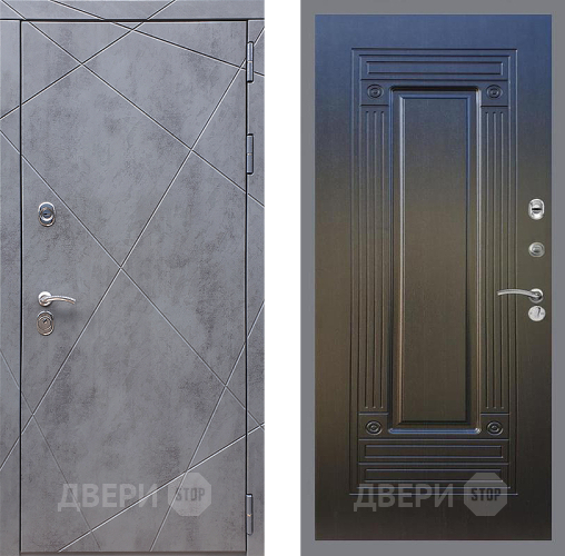 Входная металлическая Дверь Стоп Лучи ФЛ-4 Венге в Дмитрове
