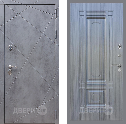 Входная металлическая Дверь Стоп Лучи ФЛ-2 Сандал грей в Дмитрове