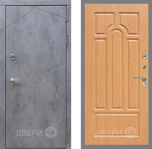 Входная металлическая Дверь Стоп Лучи ФЛ-58 Дуб в Дмитрове