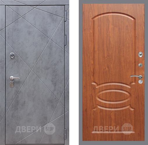 Входная металлическая Дверь Стоп Лучи ФЛ-128 Береза мореная в Дмитрове