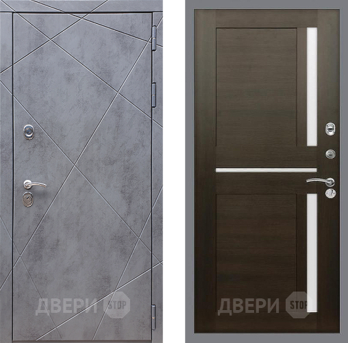 Входная металлическая Дверь Стоп Лучи СБ-18 Венге в Дмитрове