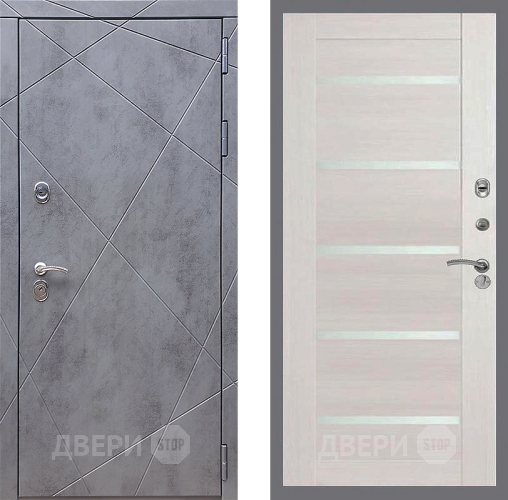Входная металлическая Дверь Стоп Лучи СБ-14 Лиственница беж в Дмитрове