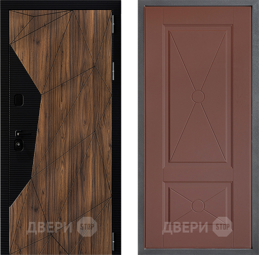 Дверь Дверной континент ДК-11 ФЛ-617 Ясень шоколадный в Дмитрове