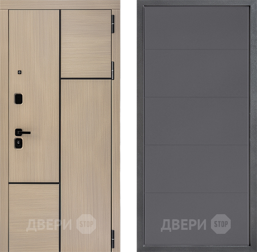 Входная металлическая Дверь Дверной континент ДК-14 ФЛ-649 Графит софт в Дмитрове