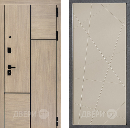 Входная металлическая Дверь Дверной континент ДК-14 ФЛ-655 Капучино в Дмитрове