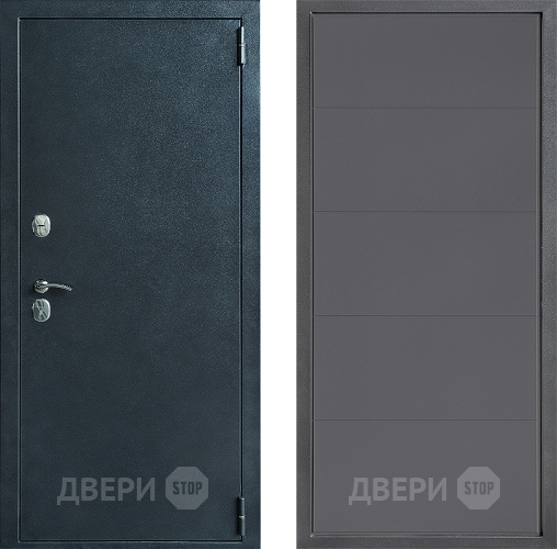 Входная металлическая Дверь Дверной континент ДК-70 Дизайн ФЛ-649 Графит софт в Дмитрове