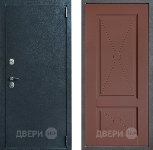 Входная металлическая Дверь Дверной континент ДК-70 Дизайн ФЛ-617 Ясень шоколадный в Дмитрове
