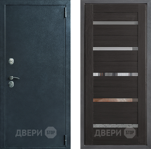 Входная металлическая Дверь Дверной континент ДК-70 Дизайн ФЛ-47 Венге в Дмитрове