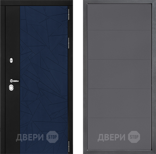 Входная металлическая Дверь Дверной континент ДК-9 ФЛ-649 Графит софт в Дмитрове
