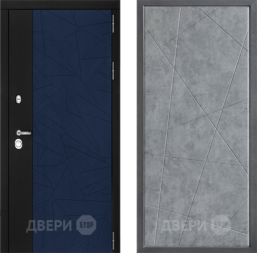 Входная металлическая Дверь Дверной континент ДК-9 ФЛ-655 Бетон серый в Дмитрове
