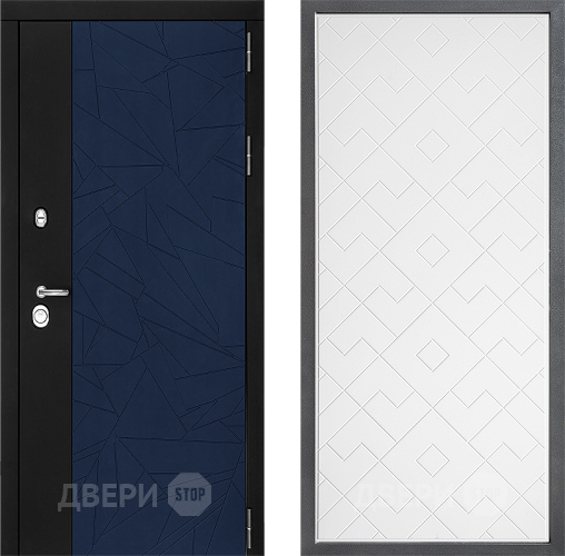 Входная металлическая Дверь Дверной континент ДК-9 ФЛ-Тиффани Белый софт в Дмитрове