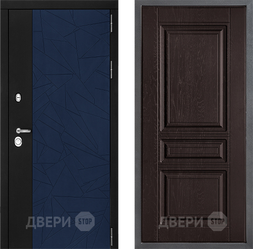 Входная металлическая Дверь Дверной континент ДК-9 ФЛ-243 Дуб шоколадный в Дмитрове