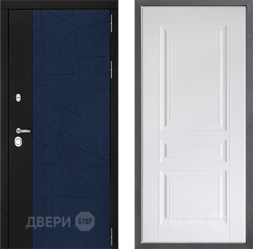 Входная металлическая Дверь Дверной континент ДК-9 ФЛ-243 Альберо Браш серебро в Дмитрове