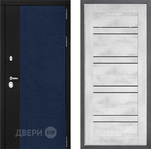 Дверь Дверной континент ДК-9 ФЛ-49 Бетон снежный в Дмитрове