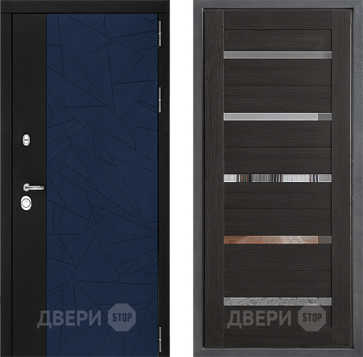 Входная металлическая Дверь Дверной континент ДК-9 ФЛ-47 Венге в Дмитрове