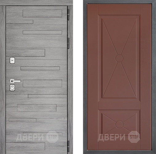Дверь Дверной континент ДК-10 ФЛ-617 Ясень шоколадный в Дмитрове