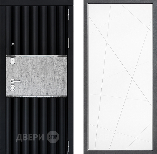 Входная металлическая Дверь Дверной континент ДК-13 ФЛ-655 Белый софт в Дмитрове