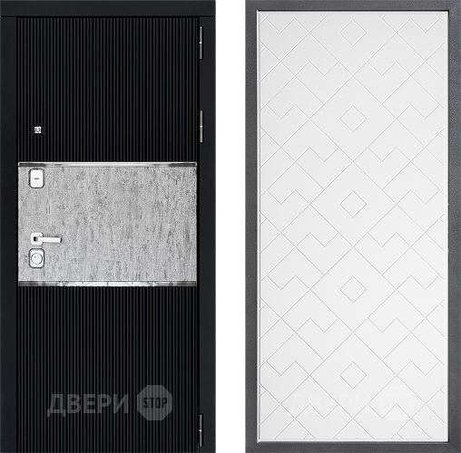 Входная металлическая Дверь Дверной континент ДК-13 ФЛ-Тиффани Белый софт в Дмитрове