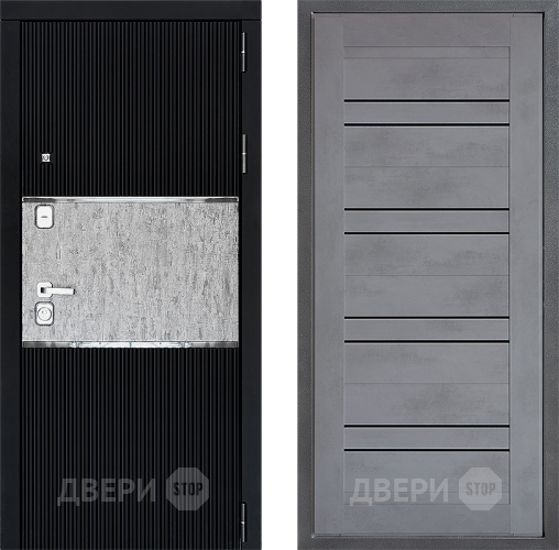 Дверь Дверной континент ДК-13 ФЛ-49 Бетон серый в Дмитрове