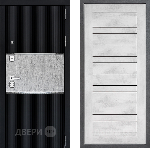 Входная металлическая Дверь Дверной континент ДК-13 ФЛ-49 Бетон снежный в Дмитрове