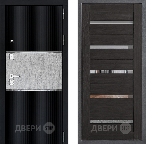 Входная металлическая Дверь Дверной континент ДК-13 ФЛ-47 Венге в Дмитрове
