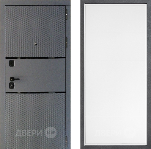 Входная металлическая Дверь Дверной континент Диамант Дизайн ФЛ-649 Белый софт в Дмитрове