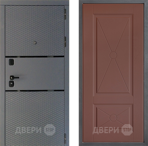 Дверь Дверной континент Диамант Дизайн ФЛ-617 Ясень шоколадный в Дмитрове